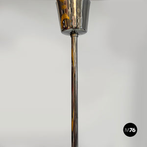 Metal and glass chandelier by Max Ingrand for Fontana Arte, 1960s