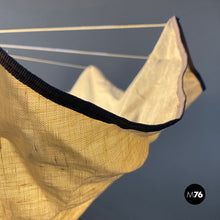 Load image into Gallery viewer, Linen and metal chandelier by Tobia Scarpa for Flos, 1980s
