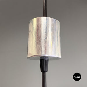 Chromed steel Splugen Brau chandelier by Achille and Pier Giacomo Castiglioni, 1960s