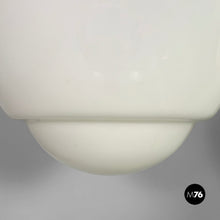 Carica l&#39;immagine nel visualizzatore di Gallery, White glass opaline chandeliers, 1970s
