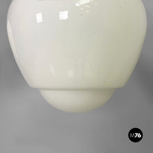 Carica l&#39;immagine nel visualizzatore di Gallery, White glass opaline chandeliers, 1970s
