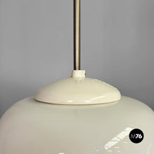 Carica l&#39;immagine nel visualizzatore di Gallery, White glass opaline chandeliers, 1970s
