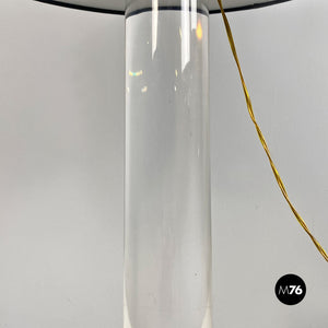 Plexiglass table lamp, 1960s
