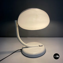 画像をギャラリービューアに読み込む, White table lamp by Stilnovo, 1960s
