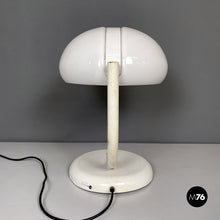 画像をギャラリービューアに読み込む, White table lamp by Stilnovo, 1960s
