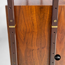Carica l&#39;immagine nel visualizzatore di Gallery, Italian wood and metal self-standing bookcase, 1960s
