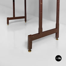 Carica l&#39;immagine nel visualizzatore di Gallery, Wood self standing bookcase with double cabinet, 1960s
