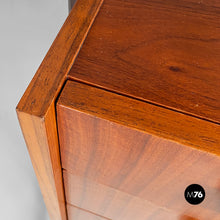 Carica l&#39;immagine nel visualizzatore di Gallery, Wood self standing bookcase with double cabinet, 1960s
