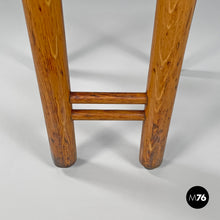 画像をギャラリービューアに読み込む, Wooden chairs with white linen fabric, 1960s
