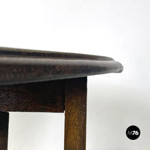 将图片加载到图库查看器，Wooden coffee or service table with folding top, 1900s
