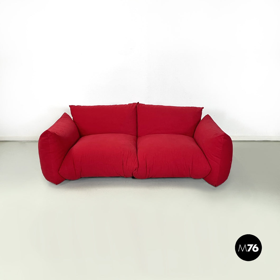 Red sofa Marenco by Mario Marenco for Arflex, 1970s