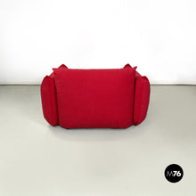Carica l&#39;immagine nel visualizzatore di Gallery, Red armchair Marenco by Mario Marenco for Arflex, 1970s
