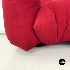 Red sofa Marenco by Mario Marenco for Arflex, 1970s