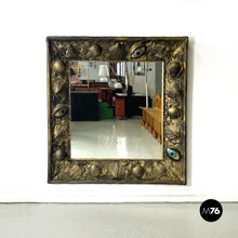 Carica l&#39;immagine nel visualizzatore di Gallery, Wall mirror with square foam rubber frame, 1980s

