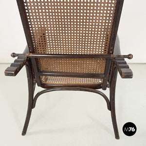 Thonet armchair with reclining backrest, early 1900s