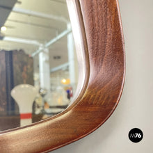 Carica l&#39;immagine nel visualizzatore di Gallery, Solid wood triangular wall mirror, 1960s
