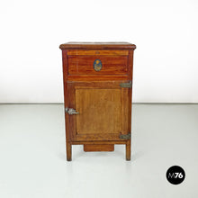 Load image into Gallery viewer, Wooden icebox Stella Polare by G. Saracco Asti, early 1900s
