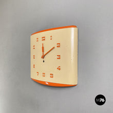 Load image into Gallery viewer, Rectangular wall clock, 1960s
