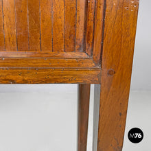 Load image into Gallery viewer, Wooden nightstand with shutter opening, early 1900s
