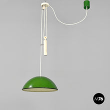 将图片加载到图库查看器，Green ceiling lamp Relemme by Achille and Pier Giacomo Castiglioni for Flos, 1960s
