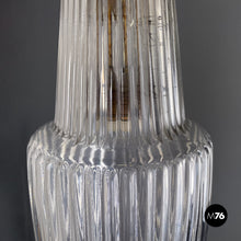 Carica l&#39;immagine nel visualizzatore di Gallery, Fluted glass chandelier, 1950s
