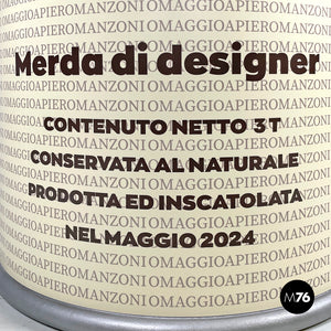 Wood and plastic coffee table Merda di Designer by Niccolò Spirito, 2024