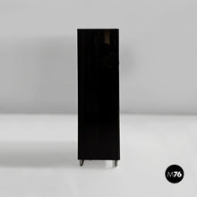 Load image into Gallery viewer, Wooden black lacquered wardrobe, 1970s
