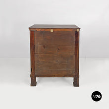 Load image into Gallery viewer, Empire style wood antique cabinet, 1850s
