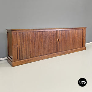 Wooden sideboard with shutter opening, 1920s