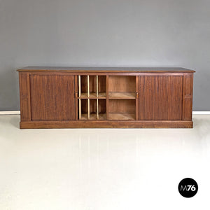 Wooden sideboard with shutter opening, 1920s