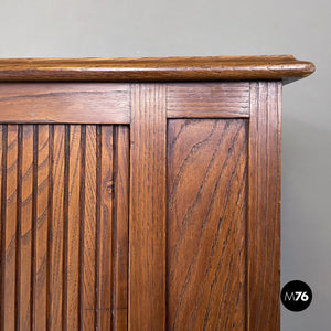 Wooden sideboard with shutter opening, 1920s