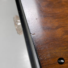 画像をギャラリービューアに読み込む, Wooden dresser with transparent glass handles, 1940s
