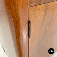 画像をギャラリービューアに読み込む, Wooden dresser with transparent glass handles, 1940s
