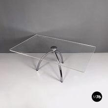 Load image into Gallery viewer, Coffee table in transparent plexiglass, 1980s
