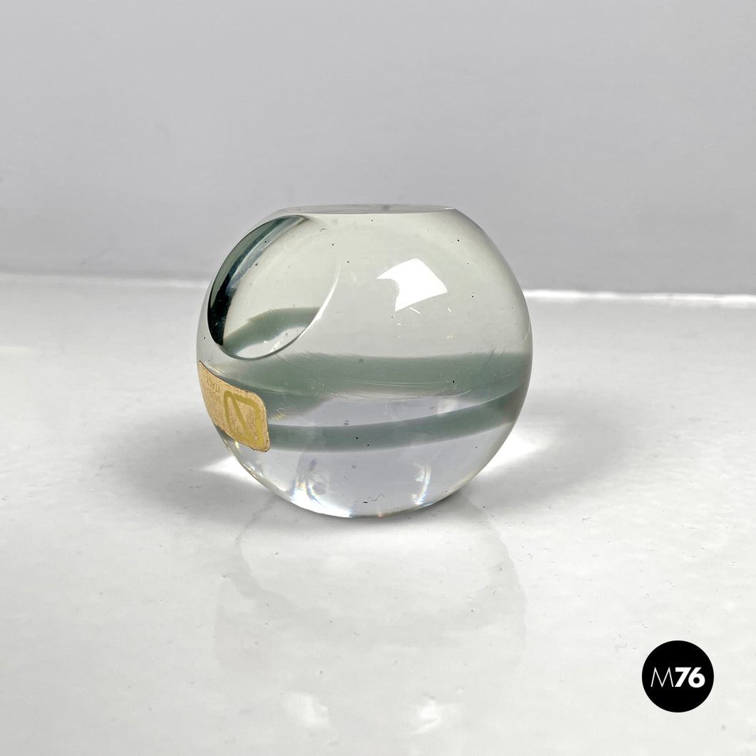 Paperweight by V. Nason & C. in transparent Murano glass, 1990s