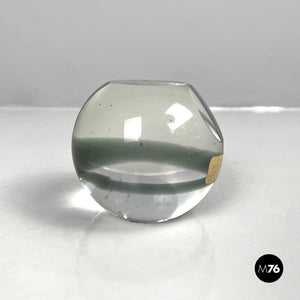 Paperweight by V. Nason & C. in transparent Murano glass, 1990s