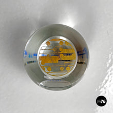 Load image into Gallery viewer, Paperweight by V. Nason &amp; C. in transparent Murano glass, 1990s
