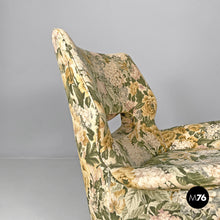 Load image into Gallery viewer, Armchairs with yellow and green floral pattern fabric, 1960s
