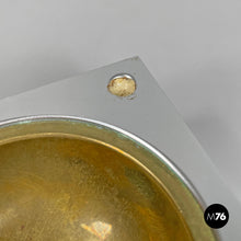 Load image into Gallery viewer, Aluminum and brass ashtray by Fratini for Gexco Italia, 1970s
