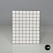 Load image into Gallery viewer, Coffee table with white stoneware tiles and black grout, 2023
