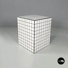 Carica l&#39;immagine nel visualizzatore di Gallery, Coffee table with white stoneware tiles and black grout, 2023
