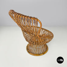 Load image into Gallery viewer, Rattan armchair Margherita by Franco Albini for Bonacina, 1951
