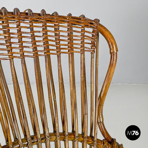 Rattan armchair Margherita by Franco Albini for Bonacina, 1951