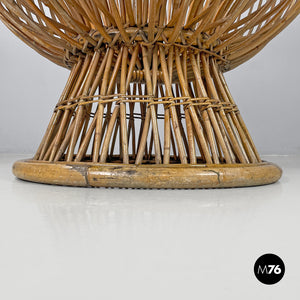 Rattan armchair Margherita by Franco Albini for Bonacina, 1951