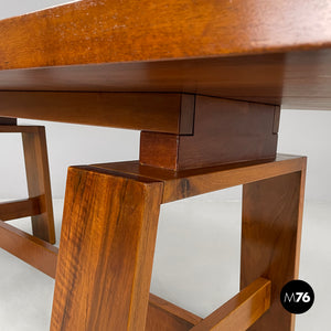 Wood dining table 611 by Silvio Coppola for Bernini, 1960s