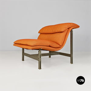 Wave armchair by Giovanni Offredi for Saporiti Italia, 1974