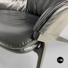 将图片加载到图库查看器，Armchair P22 with ottoman by Patrick Norguet for Cassina, 2010s
