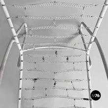 Carica l&#39;immagine nel visualizzatore di Gallery, Iron outdoor armchairs in white and azure, 1960s
