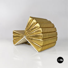 将图片加载到图库查看器，Gold and white Libro armchair by Gianni Pareschi and Umberto Orsini of DAM Group for Busnelli, 2000s
