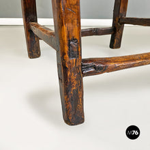 将图片加载到图库查看器，Italian, carved wood high back chair with armrests, 1800s

